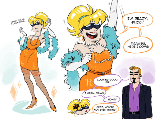 lady disguise
